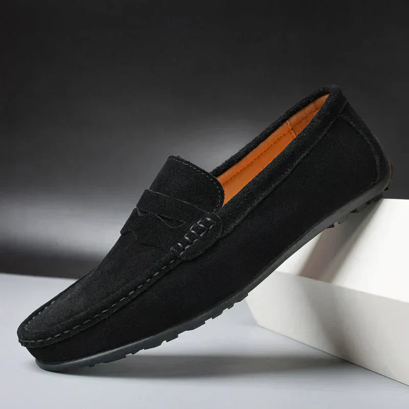 Mads | Stilfulde Ruskindsloafers