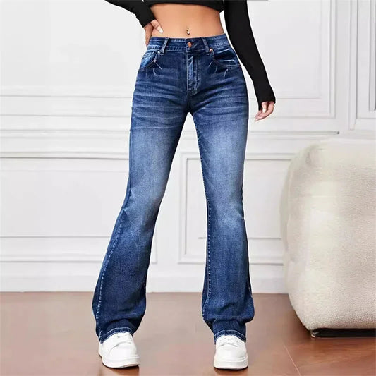 Zelia | Vintage Flare Jeans med Mellemhøj Talje