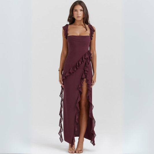 Amira | Elegant Kjole | Bordeaux