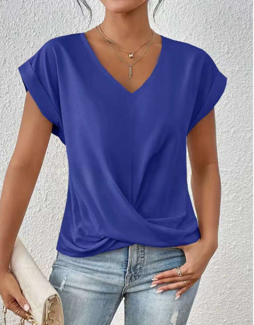 Eloise | Stilfuld Twist-Front V-Hals Top
